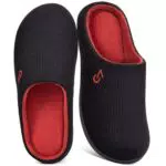 VeraCosy - Pantofole da uomo in memory foam bicolore