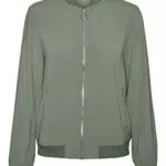 VERO MODA Damen Blousonjacke Fly Away Kragen Reißverschluss Leichte Jacke