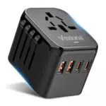 Vexloria Adattatore Da Viaggio, Adattatore Universale Da Viaggio 20 W Con 2 USB A E 2 USB C