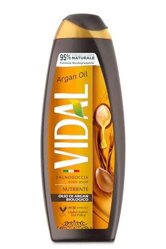 Vidal Bagnoschiuma Argan Oil - Formula Nutriente con Olio di Argan