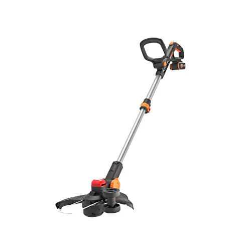WORX Nitro WG173E.9 - Tagliaerba a batteria 20 V, potente motore brushless circuito di taglio da 33 cm Comfort di utilizzo grazie all'impugnatura in gomma compatibile con PowerShare senza