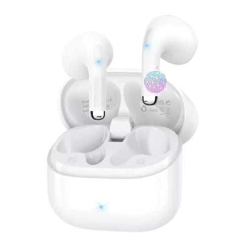 YELKUTT Cuffie Bluetooth, Auricolari Bluetooth 5.4 Cuffie Wireless in Ear con 6 ENC Mic Stereo
