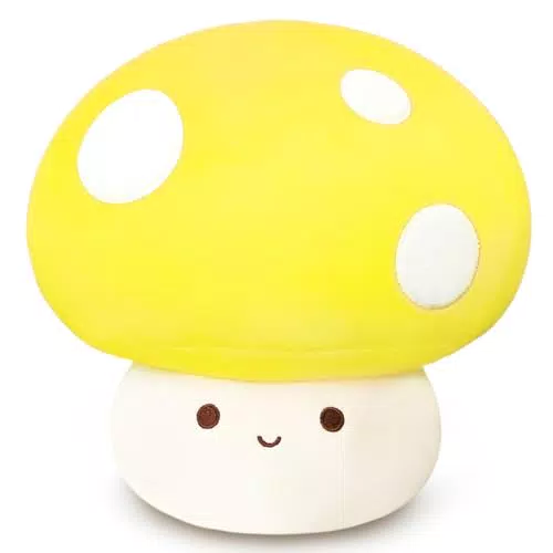 Yeqivo Animali di peluche Mushroom Plush Funghi Funghi Peluche Cuscino