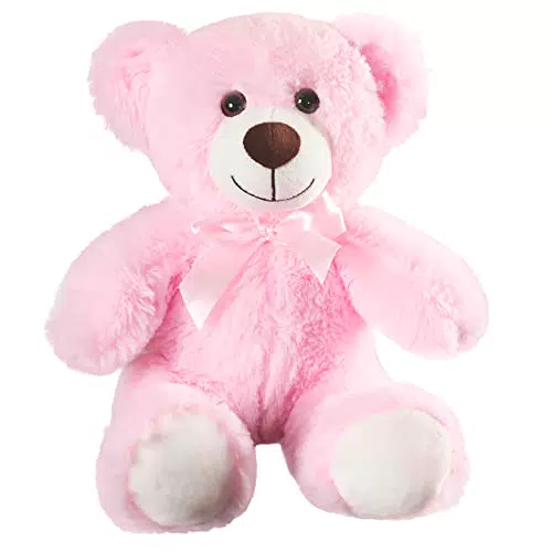 Yeqivo Orsi di peluche Animali imbalsamati Giocattoli di peluche Regalo per Bambino Fidanzata 13.5 Pollici per Natale San Valentino Compleanno Matrimonio Festa