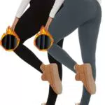 Yutdeng Leggings Invernali Donna Vita Alta Termici Leggings Senza Cuciture Foderati in Pile Caldo Leggings Donna Fitness Collant Calzamaglia Leggins Elastico Pantaloni