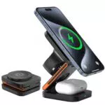Apple Stazione di Ricarica Wireless 3 in 1 per iPhone e Apple Watch