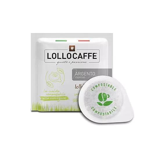 Lollo Caffè Cialde Filtro Carta 44mm Miscela Argento Espresso
