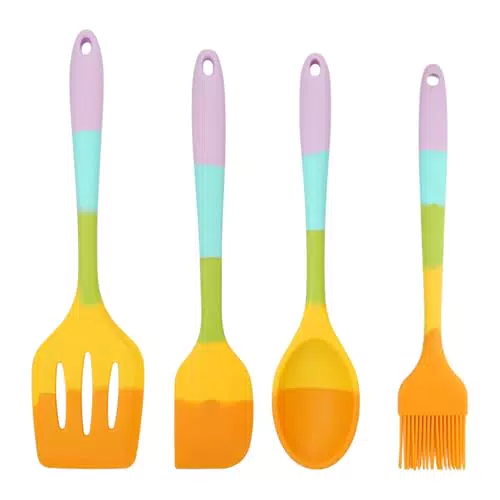 Silicone Kitchen Utensils - Spatola da Cucina Antiaderente e Resistenti al Calore