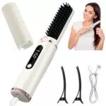 Aceshop Spazzola Lisciante Cordless Mini con Temperatura Regolabile e Ioni Negativi