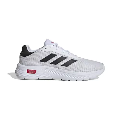 adidas Cloudfoam Comfy Shoes, Scarpe Uomo, Ftwr White/Core Black/Better Scarlet