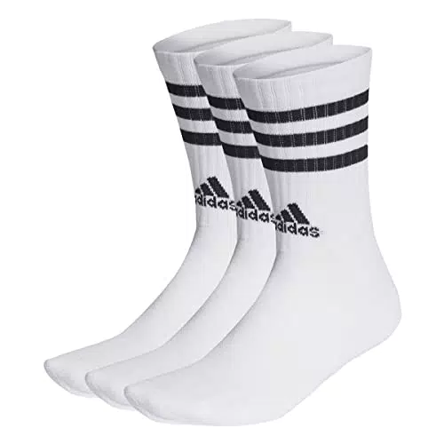 Adidas 3-Stripes Calze Cushioned Unisex per Adulti - Comfort e Stile