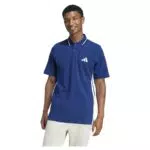 Adidas Polo Shirt Uomo Essential Three Stripes Pique