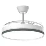 Airwit Ventilatore da Soffitto con Luce e Telecomando, Motore DC Silenzioso 70W