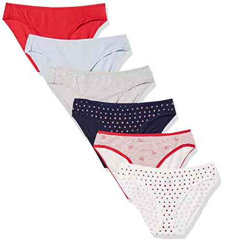 Amazon Essentials Slip Bikini in Cotone Donna - Taglie Forti