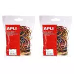 APLI Elastici Assortiti in Bustina - Confezione da 2 Unitù