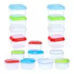 ARSUK Vasetti per Bambini 120ml - Piccoli Contenitori Plastica Freezer per Alimenti con Coperchi