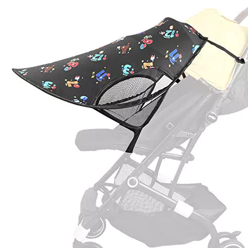 Auvstar Parasole Universale per Passeggino e Seggiolino - Protezione Solare Anti-UV
