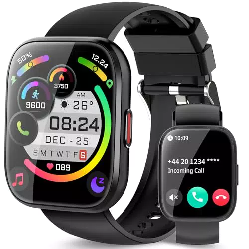 aycy Smartwatch Uomo Donna, 1, 85'' Orologio Smartwatch con Effettua/Risposta Chiamate