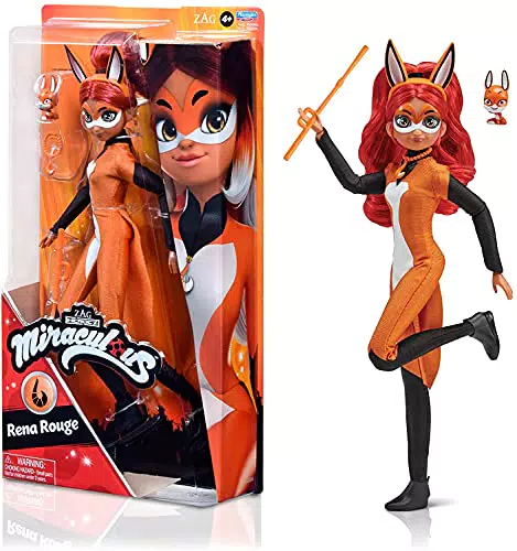 Bandai - Miraculous Ladybug - Bambola - Rena Rouge - Bambola articolata da 26 cm - P50004