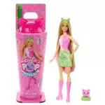 Barbie Pop Reveal Animal Party - Bambola con Orecchie da Gattino e Cucciolo