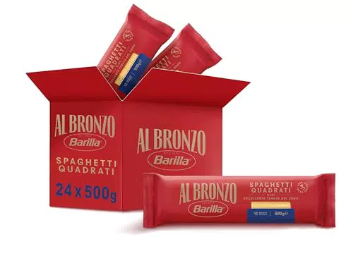 Barilla Pasta Al Bronzo Spaghetti Quadrati 100% Grano Italiano
