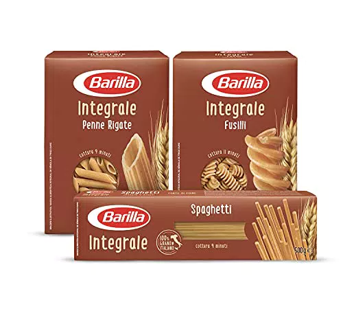 Barilla Pasta Fusilli Integrali, Pasta Corta Di Semola Integrale Di Grano Duro