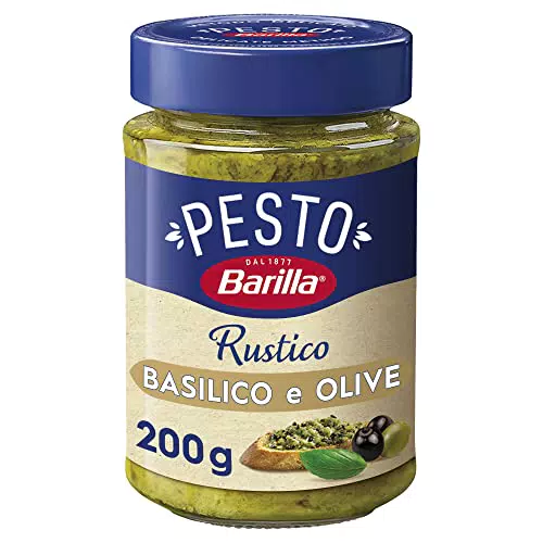Barilla Sugo Pesto Rustico Basilico e Olive, Per Pasta e Bruschette