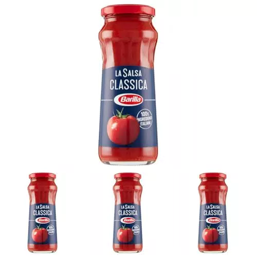 Barilla Sugo Salsa Classica con Pomodoro e Olio Extra Vergine di Oliva Senza Glutine