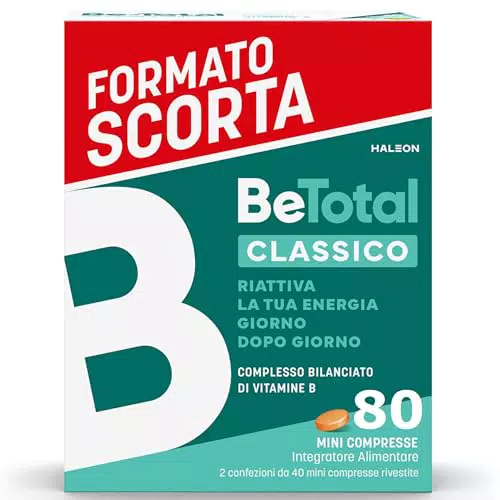 Be-Total Integratore Alimentare di Vitamina B per Energia e Immunità