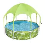 Bestway Piscina Fuori Terra Splash-In-Shade con parasole UV Careful 244x51 cm