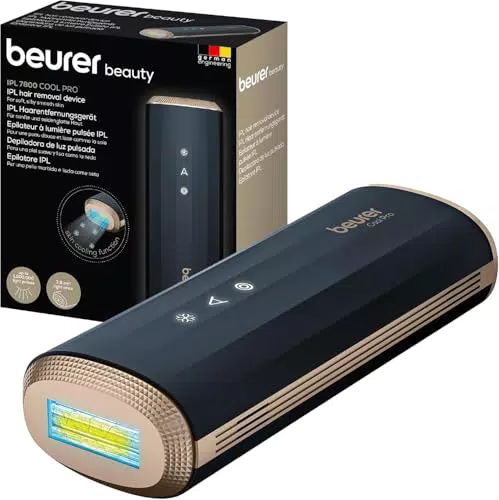 Beurer IPL 7800 Cool Pro - Dispositivo di Epilazione a Luce Pulsata con Raffreddamento