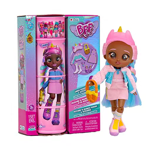 Cry Babies Jassy - Bambola alla moda con accessori per bambini dai 5 anni