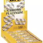 BIC Chrome Platinum - Lame a doppio taglio per rasoi di sicurezza