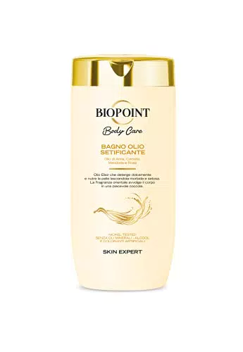 Biopoint - Bagno Olio Setificante, Detergente Doccia Delicato ad Azione Nutriente