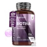 Biotina Integratore Alto Dosaggio con Cheratina, Selenio e Zinco per Capelli e Unghie