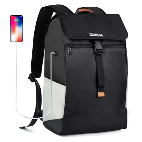 BMaoBBo Zaino da donna impermeabile arrotolabile per computer portatile