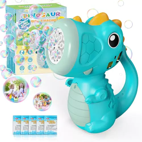 Bombble Macchina per Bolle di Sapone Dinosauro Automatica per Bambini