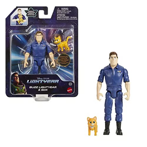 Buzz Lightyear- La vera storia di Buzz Lightyear e Sox Action Figure Autentiche