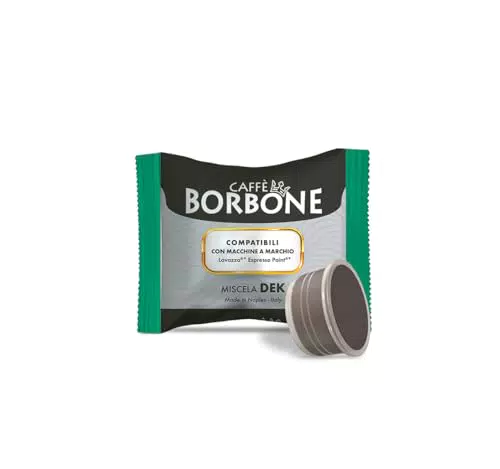Caffè Borbone Miscela Decaffeinata - Capsule Compatibili per Macchine Lavazza