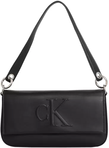 Calvin Klein Borsa a Spalla Sculpted Flap Pouch con Logo