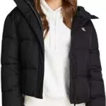 Calvin Klein Donna Piumino Short Hooded Puffer con Cappuccio