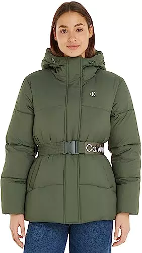 Calvin Klein Jeans Puffer con Logo per Donna
