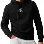 Calvin Klein Jeans Monologo Hoodie Pullover Uomo