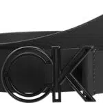 Calvin Klein Cintura in Pelle per Uomo - Modello CK Black Smooth