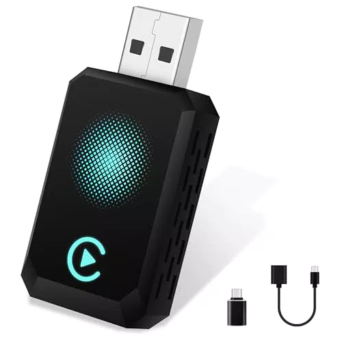 CarPlay Wireless Adapter 2025 - Dongle per Trasformare CarPlay Cablato in Wireless