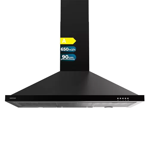 Cecotec Cappa Aspirante Pyramidale Bolero Flux PM 906500, 650 m³/h, 3 Potenze