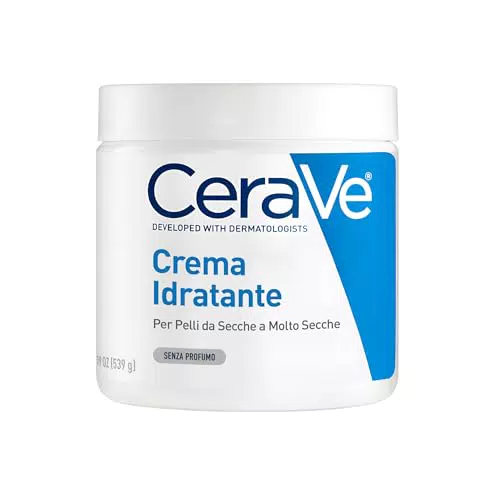 CeraVe Crema Idratante Viso e Corpo – Pelli Secche, Protezione e Ripristino