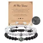 CheersLife Braccialetto di Proiezione Ti Amo in 100 Lingue - Regalo per Coppia