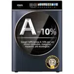 CHiQ CW106581AX Lavatrice a Carica Frontale 10kg, Classe A, Motore Inverter, 1400 giri/min