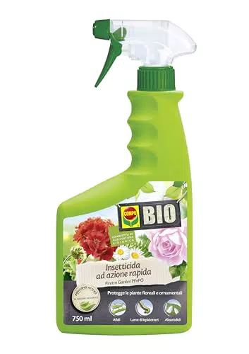 Compo Piretrol Garden Insetticida Pronto All'uso per Piante Ornamentali